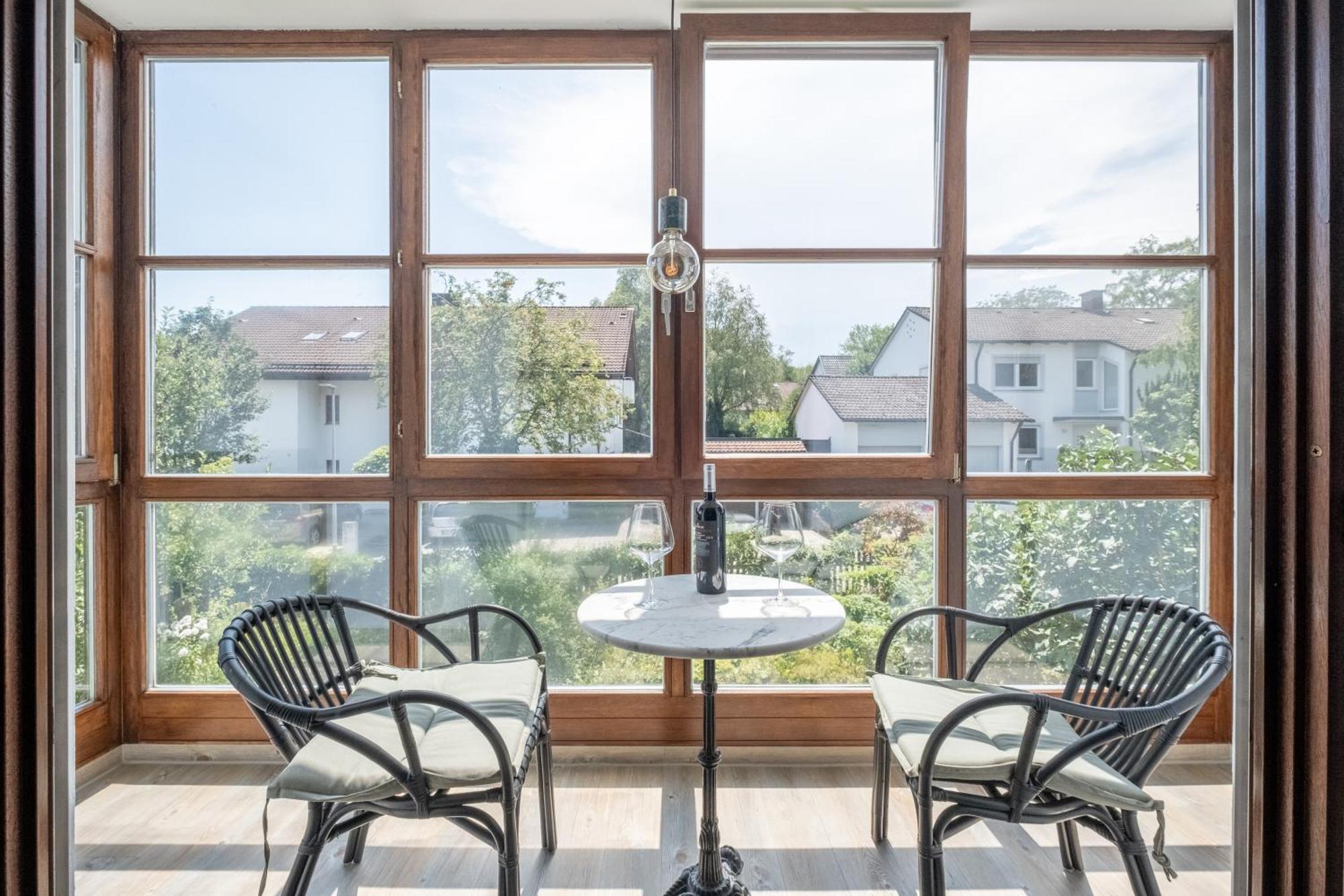 Gemuetliches Wohlfuehl-Apartment Mit Perfektem Seeblick Dießen am Ammersee Eksteriør bilde